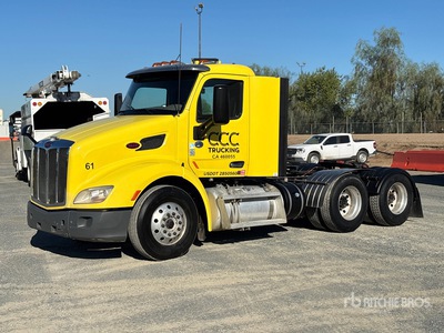 2018 Peterbilt 579 6x4 Day Cab Truck Tractor