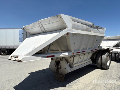 1991 Allco 20 ft S/A Lead Belly Dump Trailer