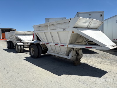 1991 Allco 20 ft S/A Lead Belly Dump Trailer