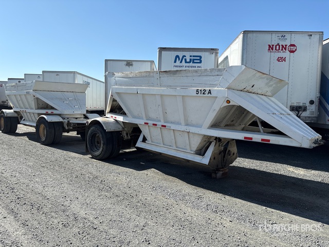2007 Beall 20 ft S/A Lead Belly Dump Trailer