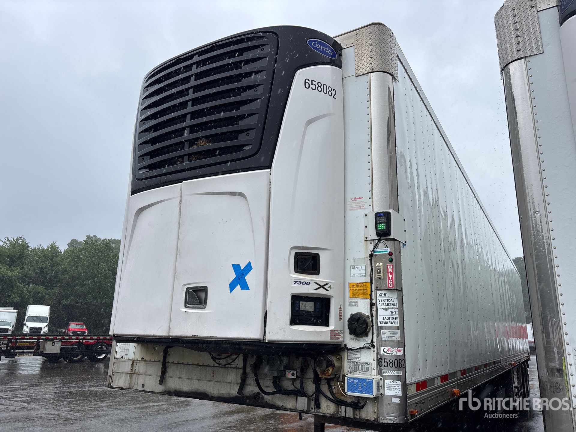 2016 Utility VS2RA 48/156/102 48 ft x 102 in T/A Refrigerated Trailer