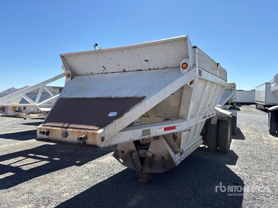 1989 Fruehauf 20 ft S/A Lead Belly Dump Trailer