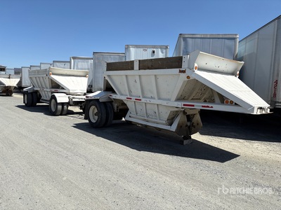 1985 Fruehauf 20 ft S/A Lead Belly Dump Trailer