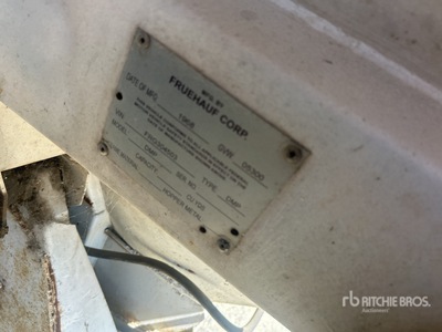 1968 Fruehauf 20 ft S/A Lead Belly Dump Trailer