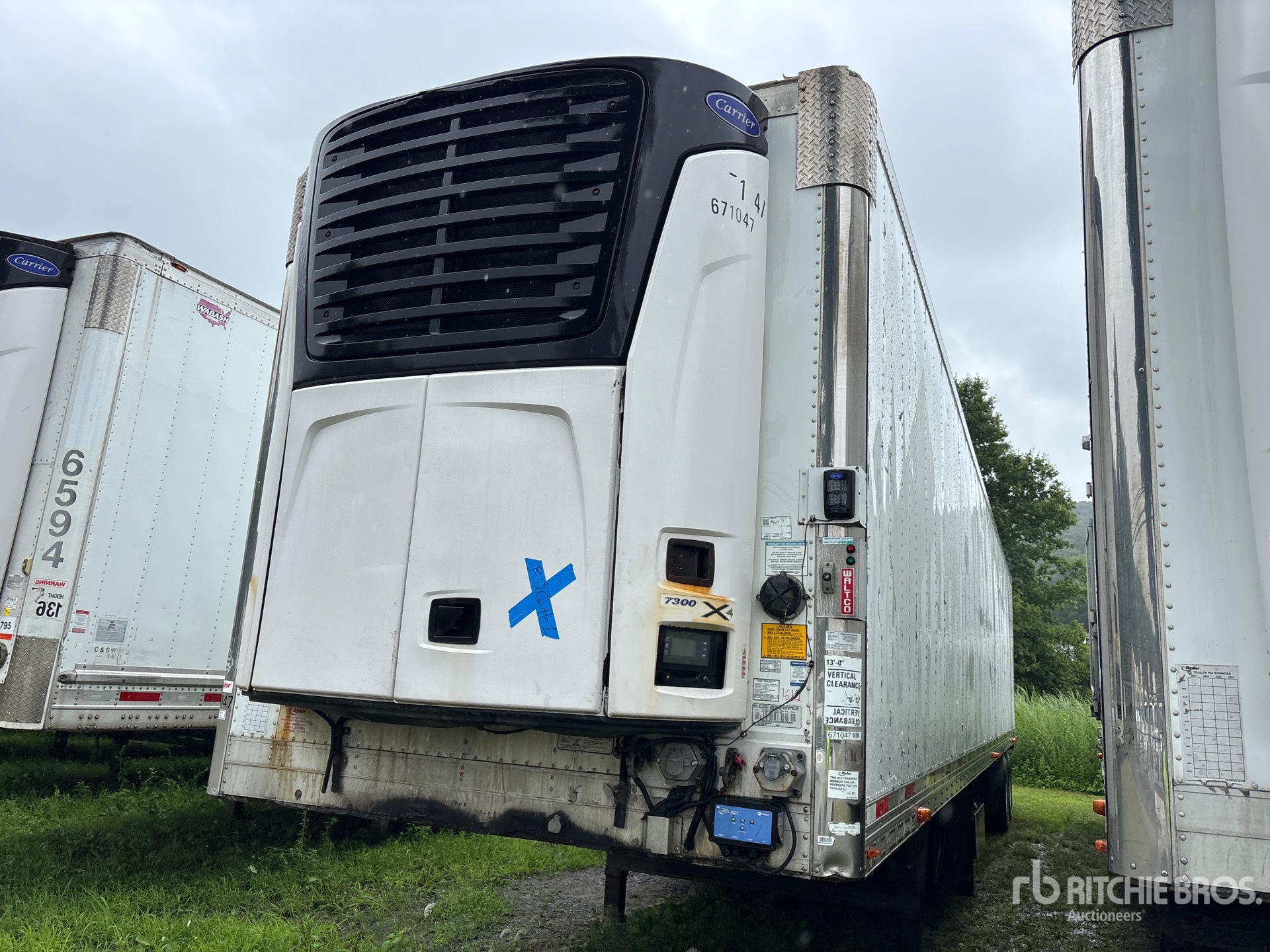 2017 Utility VS2RA 48 ft x 102 in T/A Refrigerated Trailer
