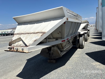 1989 Gallaty 20 ft S/A Lead Belly Dump Trailer
