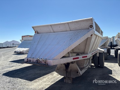 1987 Gallaty 20 ft S/A Lead مقطورة للتفريغ السفلي