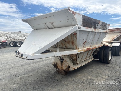 1981 Gallaty 20 ft S/A Lead strooi aanhangwagen