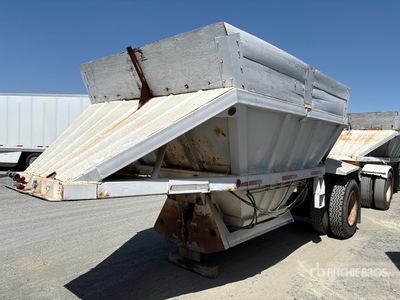 1989 Gally 20 ft S/A Lead Belly Dump Trailer