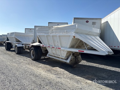 1967 Garwood 20 ft S/A Lead Belly Dump Trailer