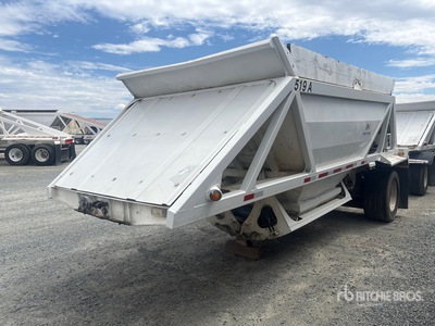 2001 Ranco 20 ft S/A Lead Belly Dump Trailer