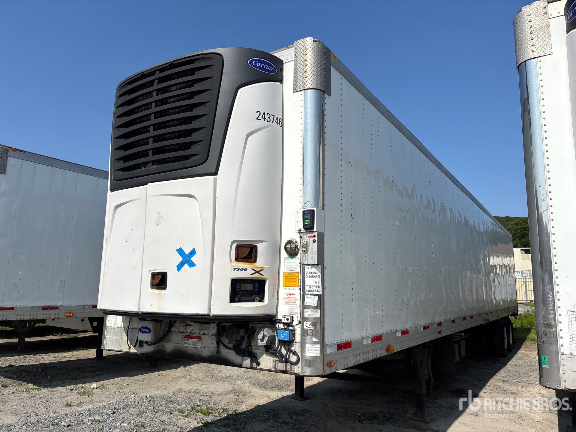 2020 Utility VS2RA 48/156/102 48 ft x 102 in T/A Refrigerated Trailer