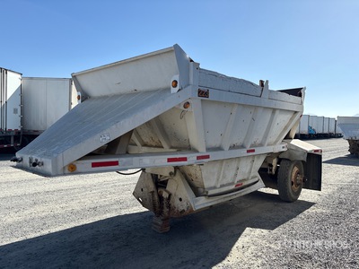 1991 Fruehauf 20 ft S/A Lead Belly Dump Trailer