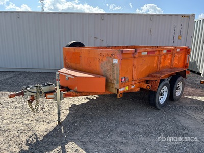 2016 Miska MD DUMP 610 10 ft T/A مقطورة تفريغ خفيفة