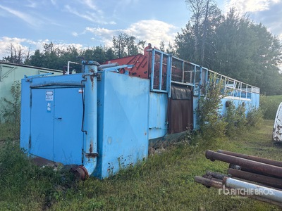 Open Top Skid-Mounted 40 ft Mud Tank