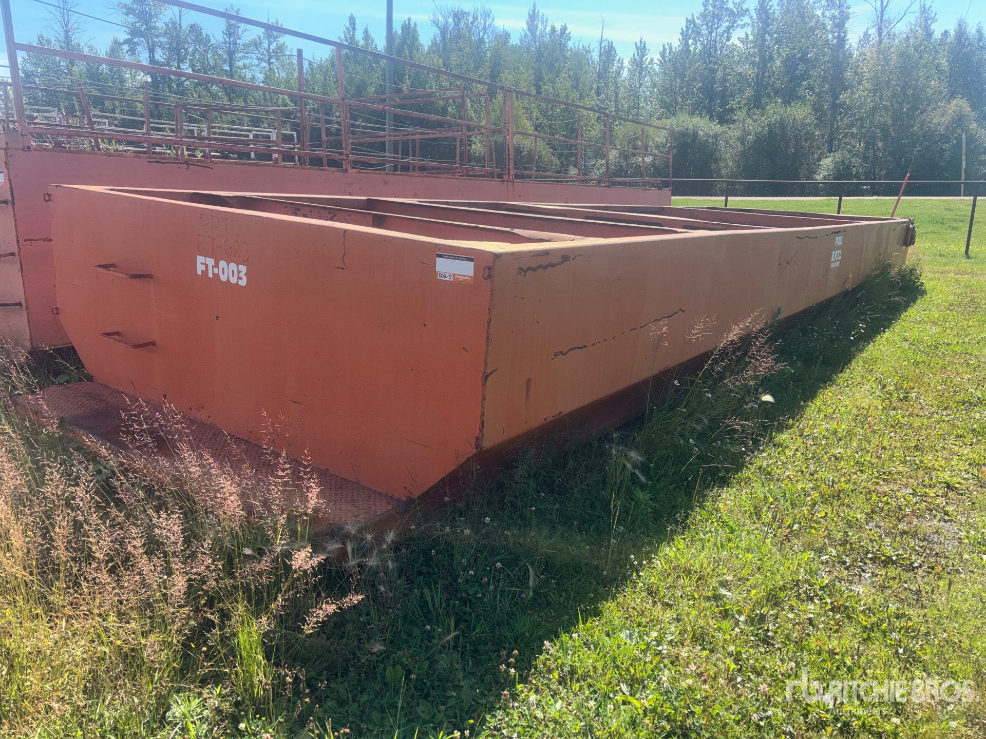 Skid-Mounted 45 cu meter Floc Mud Tank
