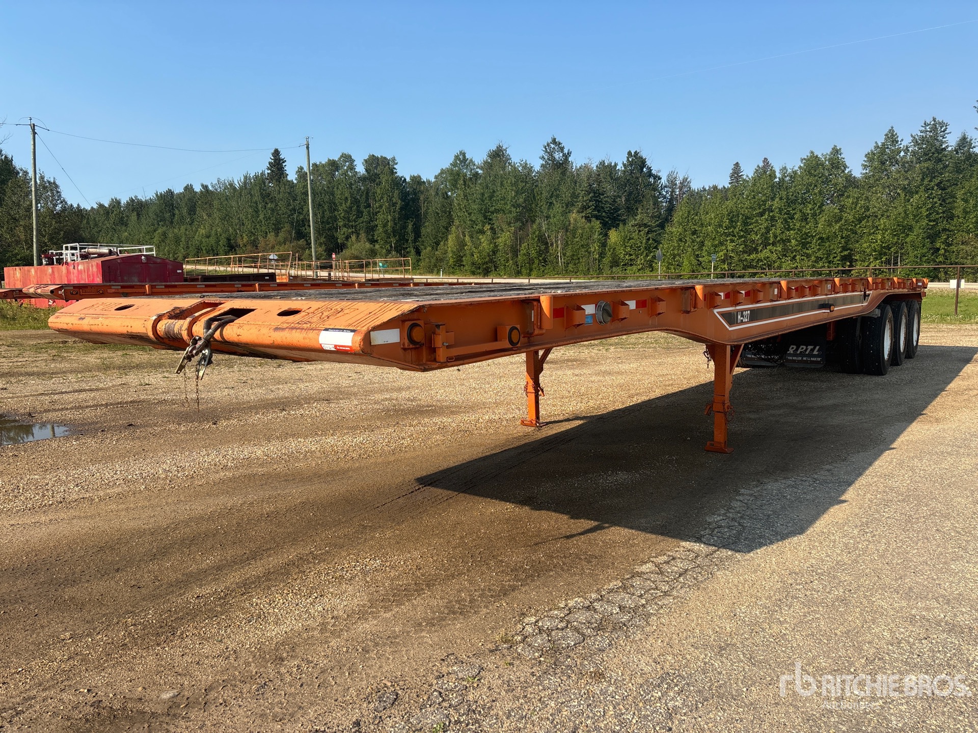 1994 Scona 50 ft Tri/A Flatbed Oilfield Trailer