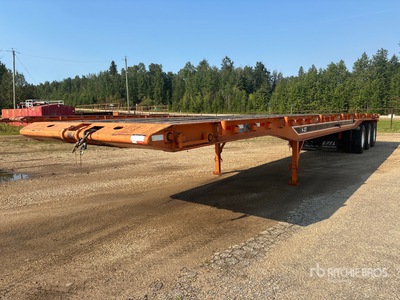 1994 Scona 50 ft Tri/A Flatbed Remorque pour champ pétrolifère