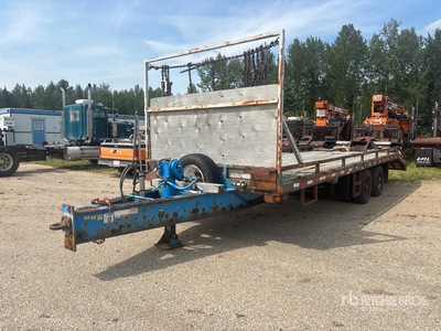2008 Double A 29 ft T/A Equipment Trailer