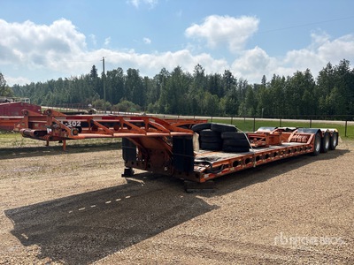 1991 Peerless Tri/A Removable Gooseneck Lowboy Trailer