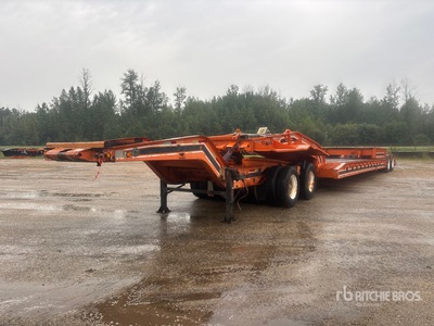 1987 Columbia 16-Wheel Removable Gooseneck مقطورة لوبوي