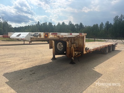 2007 Manac 40 ft Tri/A Plateforme Surbaissée