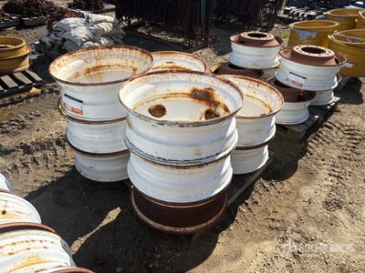 Quantity of (10) Steel Wheels
