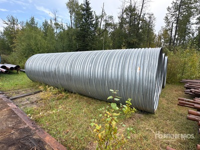 Quantity of (3) 8 ft Diameter Culverts with Couplers