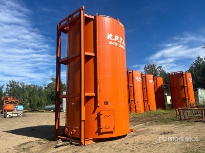 2010 Cobra 400BBL 400 bbl Skid Mounted Steel Sloped Bottom Tank