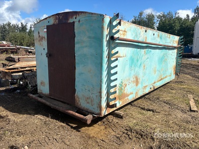 8 ft x 18 ft Skid Mounted Storage Building