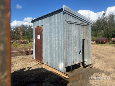 Metal Skid Mounted Shed