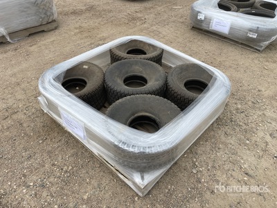 Quantity of (5) 22.5/1000-8 PLYCARLISLE TURF TRAC R/S Tires