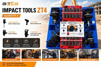 Quantity of (4) 2026 BZCQ ZT4 Pneumatic Lote de Herramientas de Impacto (Sin Usar) / Impact Socket Set and Air Avvitatore elettrico (Unused)