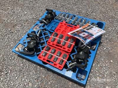 Quantity of (8) 2026 BZCQ ZT4 Pneumatic Lote de Herramientas de Impacto (Sin Usar) / Impact Socket Set and Air Impact Wrench (Unused)