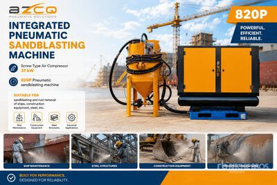 2026 BZCQ 820P Pneumatic Equipo Neumatico para Arenado (Sin Usar) / Pneumatic Sabbiatrice (Unused)