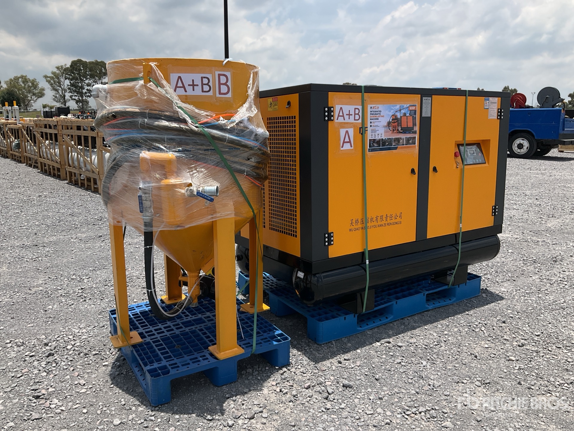2026 BZCQ 820P Pneumatic Equipo Neumatico para Arenado (Sin Usar) / Pneumatic Sand Blaster (Unused)