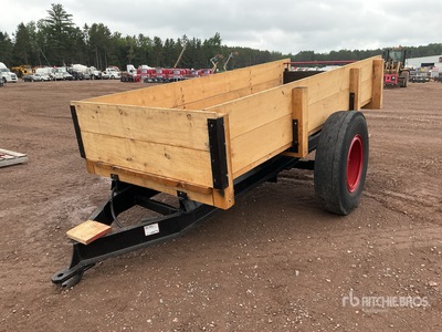 12 ft S/A Homemade Tipping Utility Trailer