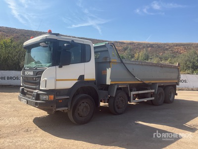 2017 Scania P410 8x4 Twin-Steer Extended Cab Tipper شاحنة قلابة /أربع محاور