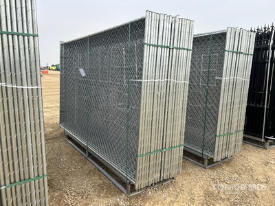 Quantity of (20) 2026 GLCF1006 10 ft x 6 ft Chain Link Site Fence (Unused)