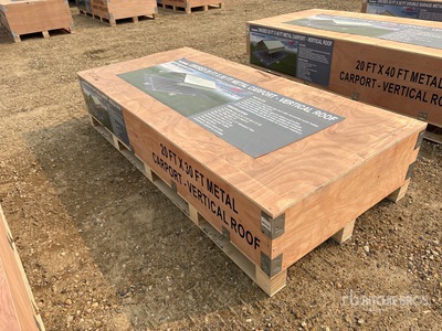 2026 AGR-MC2030 20 ft x 30 ft Steel Carport (Unused)