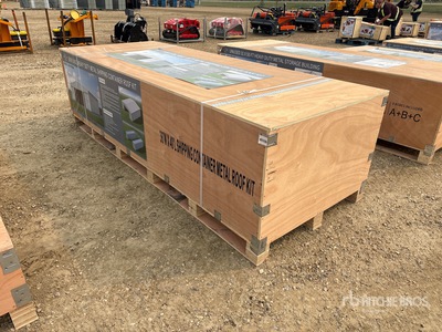 2026 AGR-CR3640 36 Ft x 40 Ft Shipping Container Metal Roof Kit Refugio de Contenedores (Unused)