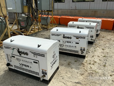 Quantity of (4) Vanair Air Compressor (Inoperable)