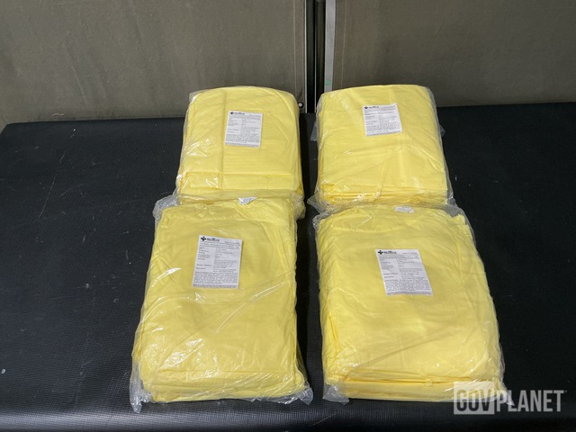 (3) Packages of MedTecs IL-4036-YKTP Non-Surgical Isolation Gowns