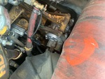 Engine with A/C Compressor