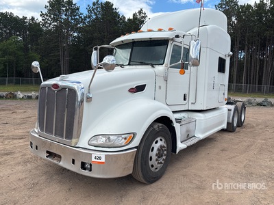 2012 Peterbilt 386 6x4 Sleeper Truck Tractor