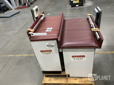 (2) Pediatric Examination Tables w/Scales
