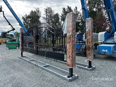 Quantity of (2) 2026 EG EarthyGrounds TS20S-SC&TS20S-CE 19 ft 6 in x 8 ft 4 in Steel Driveway Gate (Unused)