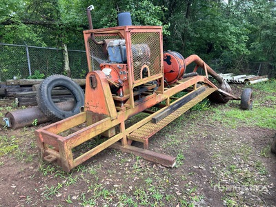 Custom Built Trailer-Mounted 6 IN. Portable Water Pump (Inoperable)