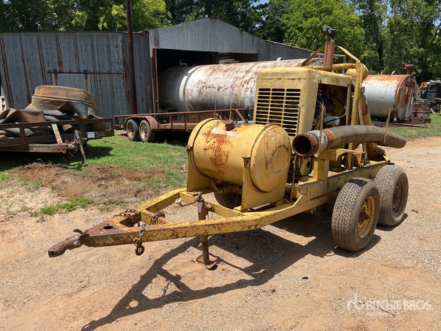 1976 Gorman-Rupp Trailer-Mounted Water Pump