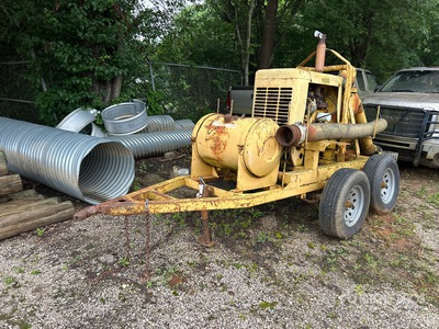 1976 Gorman-Rupp Trailer-Mounted 6 In Portable Water Pump